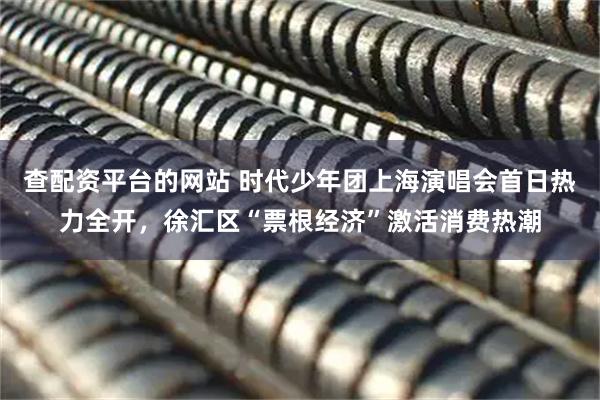 查配资平台的网站 时代少年团上海演唱会首日热力全开，徐汇区“票根经济”激活消费热潮