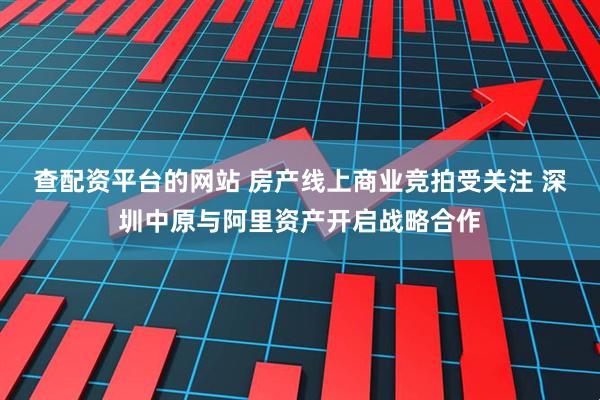 查配资平台的网站 房产线上商业竞拍受关注 深圳中原与阿里资产开启战略合作